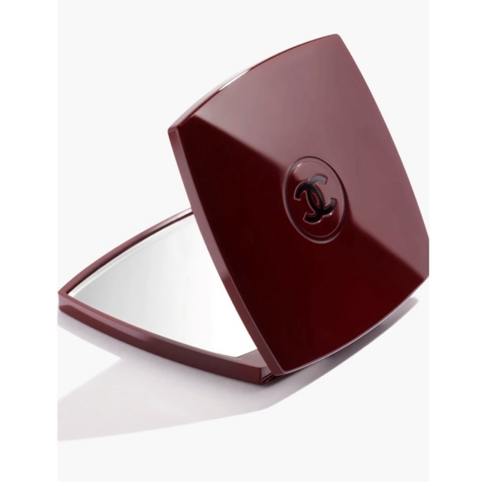 CHANEL Burgundy Hair Accessory